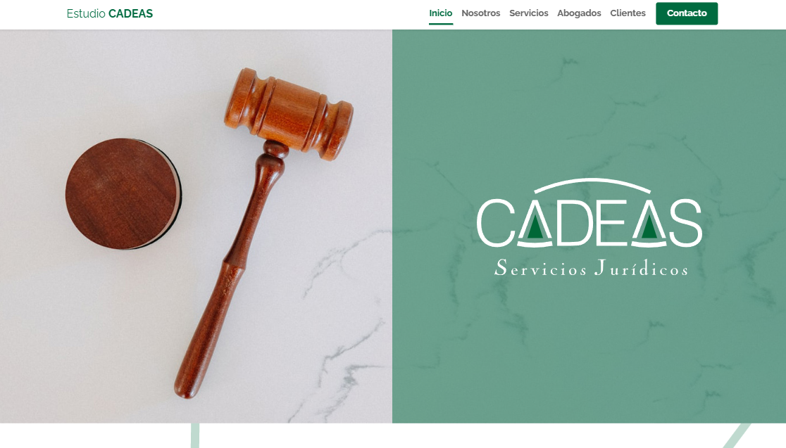 Screenshot from the home page of Infinity Digital's website